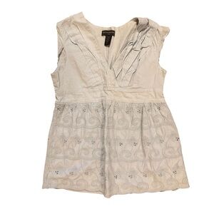 J Crew Pale Blue Babydoll Blouse